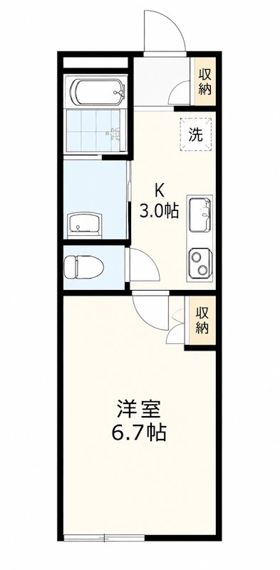 アーク吉祥寺 101号室 間取り