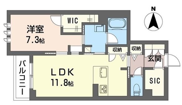 ルルーディア高円寺 303号室 間取り