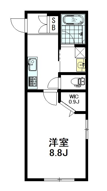 プルミエール  101号室 間取り