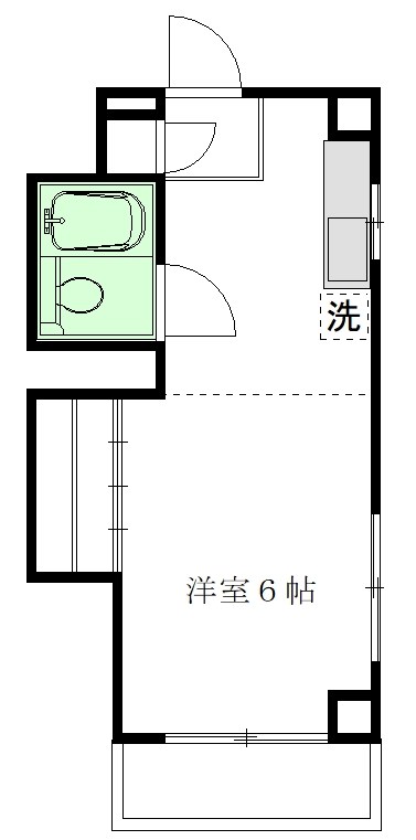 ハイムハラシマ 308号室 間取り