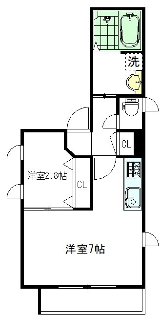 リリーガーデン 301号室 間取り