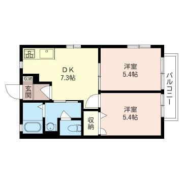 グレイス鷺宮Ｂ 101号室 間取り