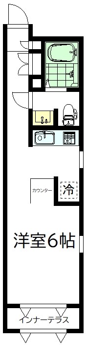 ハウス中屋 201号室 間取り