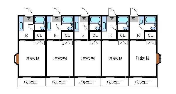 アクシス 15号室 間取り