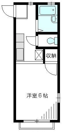 ガーデンハイツ（今川） 202号室 間取り