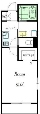 SUZUKAN RESIDENCE　下北沢（スズカンレジデンス） 間取り