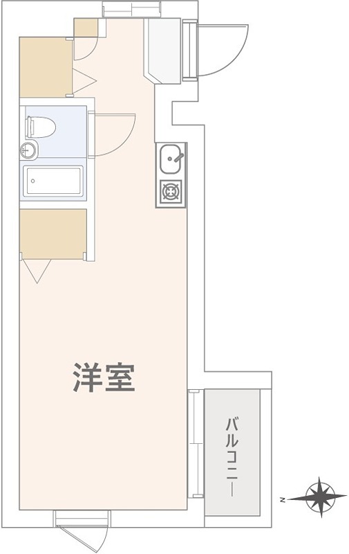 プラティーク町屋 間取り