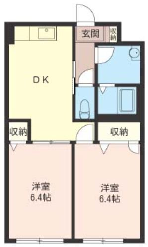 アゼリアＡ 203号室 間取り