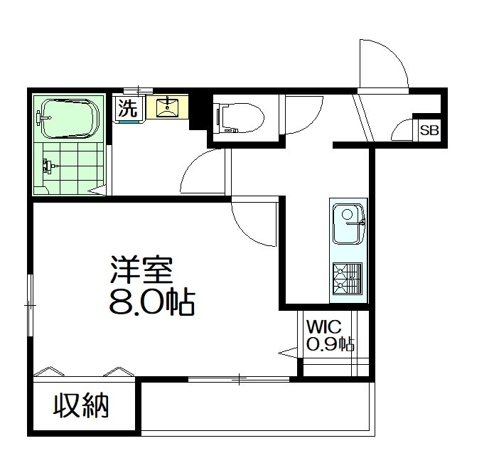 メゾンK 103号室 間取り
