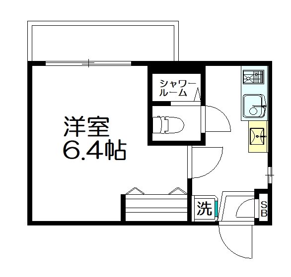クオリティ松永 201号室 間取り