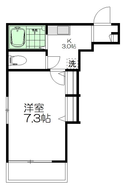 セレブリティ 301号室 間取り