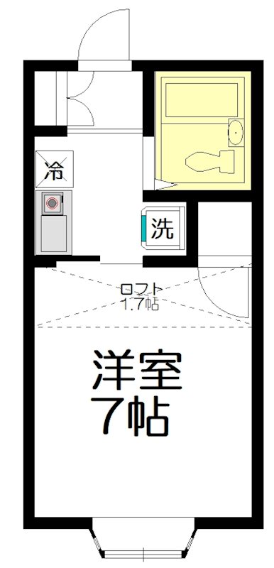 レーベンハウゼ 203号室 間取り