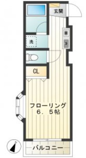 ライフピアチクマ 203号室 間取り
