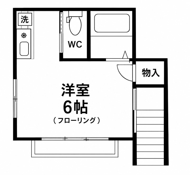ロード西原 301号室 間取り