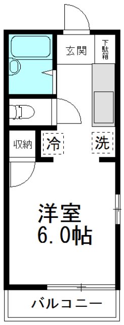 メゾンアネックス 201号室 間取り