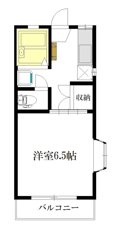 武蔵野コーポラスＡ 103号室 間取り