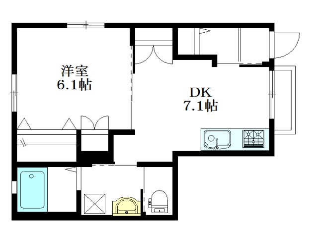 le couer北沢（ルクール） 101号室 間取り