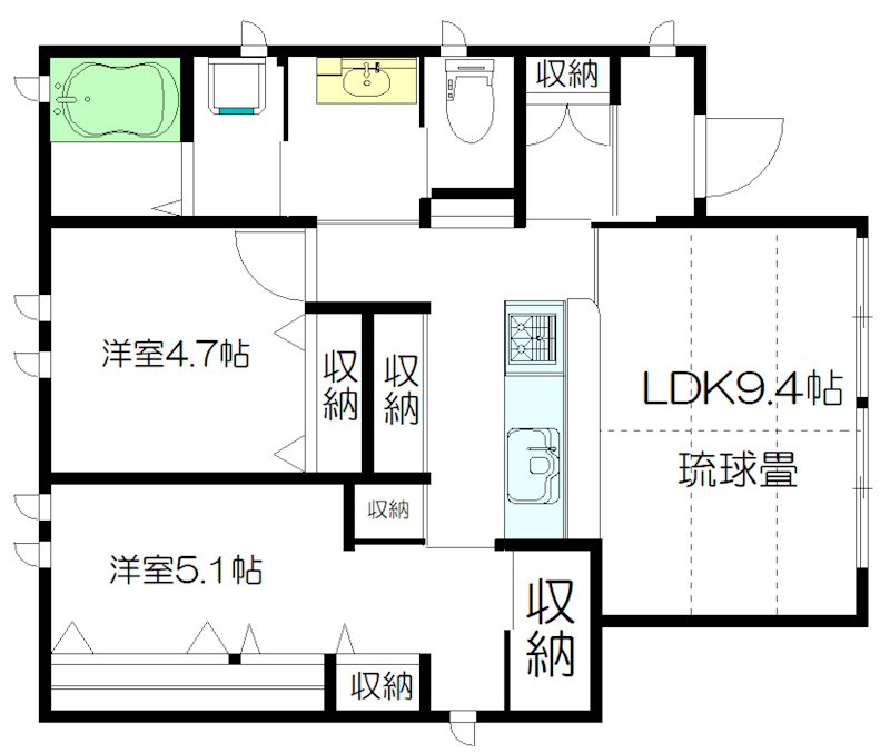 シャーメゾン高円寺南 間取り