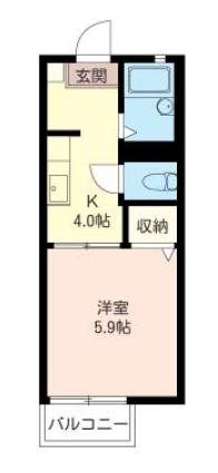ディアス幡ヶ谷 202号室 間取り