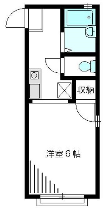 ジュネス浜田山 205号室 間取り