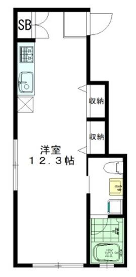 プルミエール高井戸 105号室 間取り
