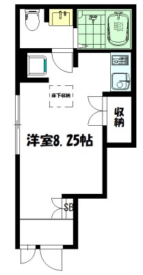 メイハウス １F号室 間取り