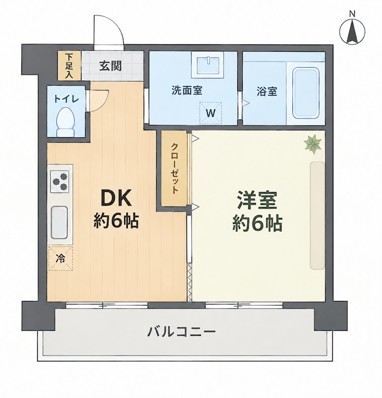 マンション第二明大前 間取り