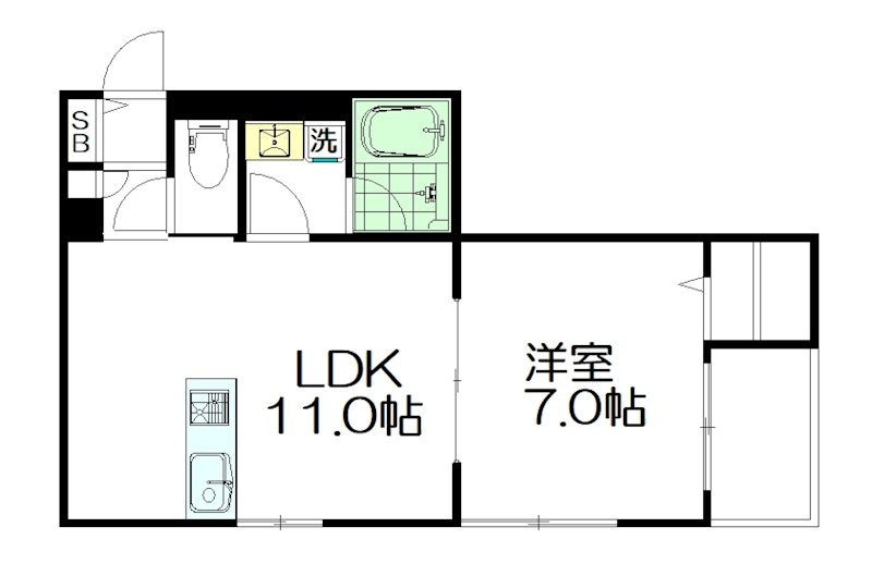 North Side Village（ノース サイド ヴィレッジ）  間取り