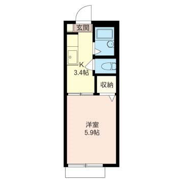ヒルトップ１ 間取り
