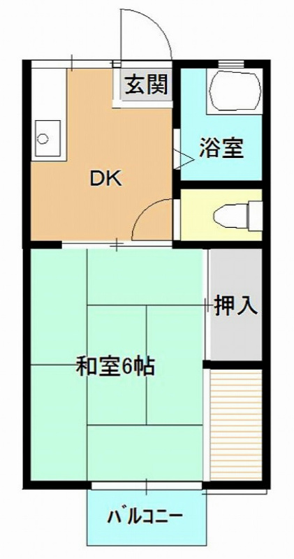コーポサンシャインＡ棟 間取り