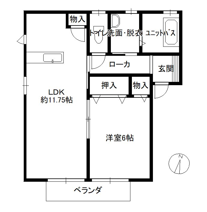 メゾン倉敷川 間取り