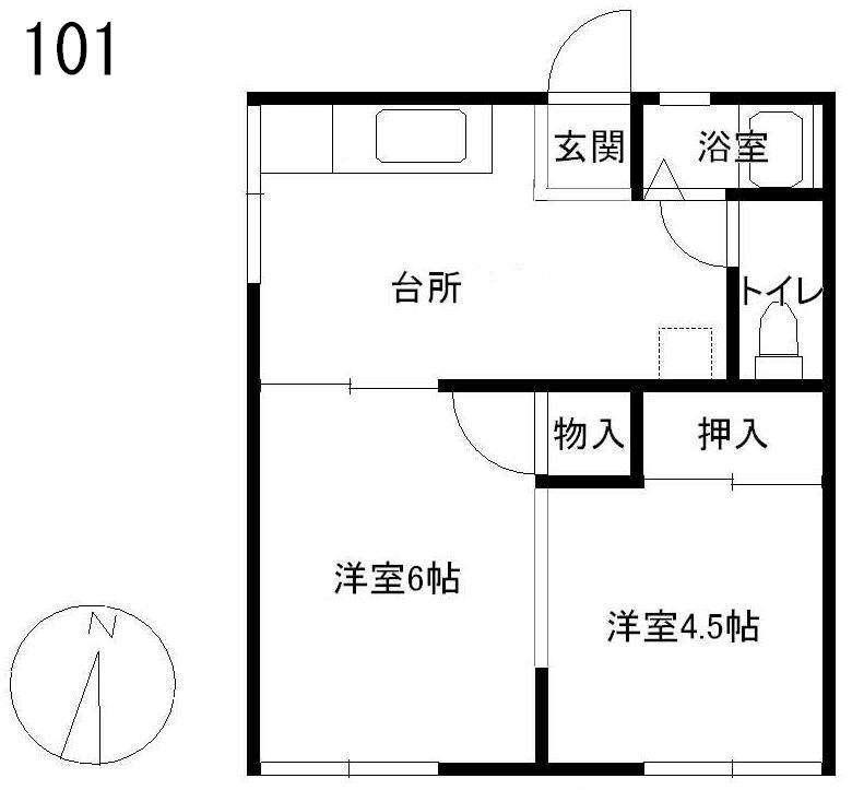 下瀬アパート 間取り