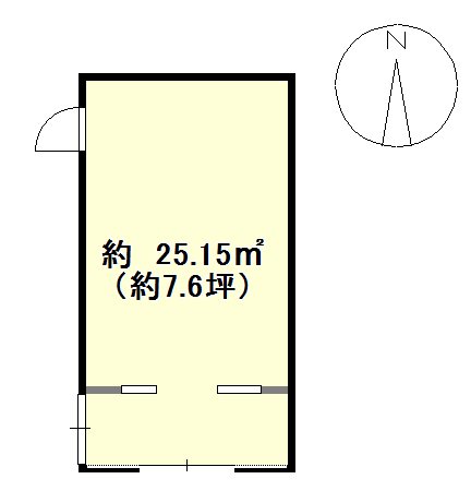 おおばこ　1F西側店舗 間取り
