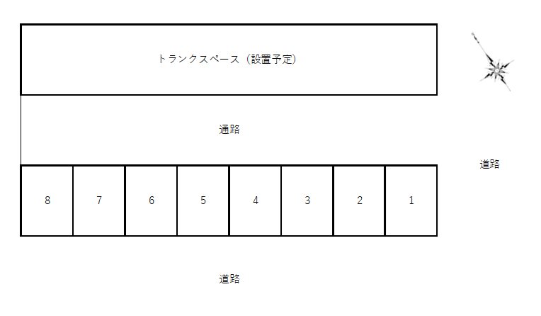 水島西弥生町駐車場【全8台】 間取り