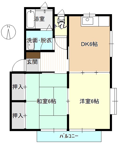 コアＫ　Ｃ棟 間取り