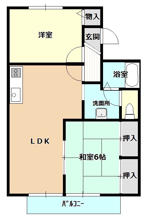 メゾンコスモスⅢ 間取り