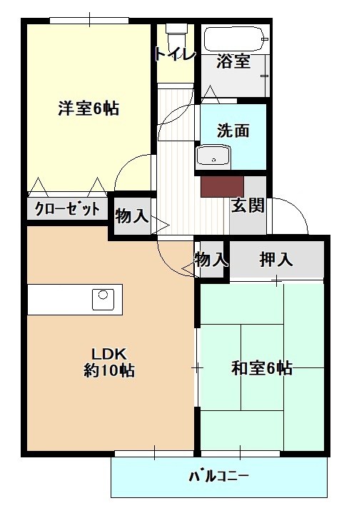 ピュアライフA棟 間取り