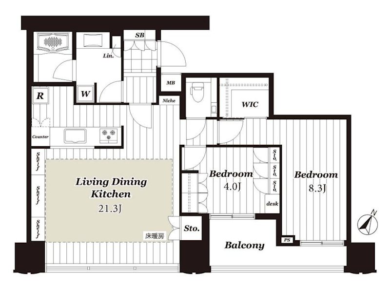 シティタワー新宿新都心 間取り