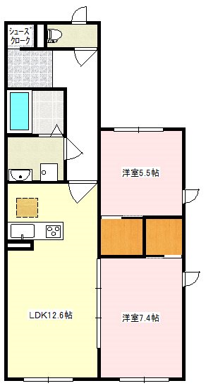 ノースサバービア 間取り
