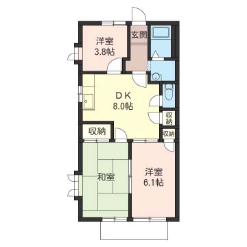 コーポ鈴木 間取り