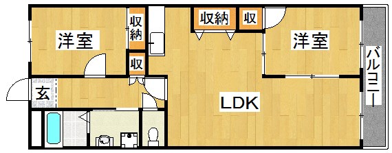 エスト深井 間取り図