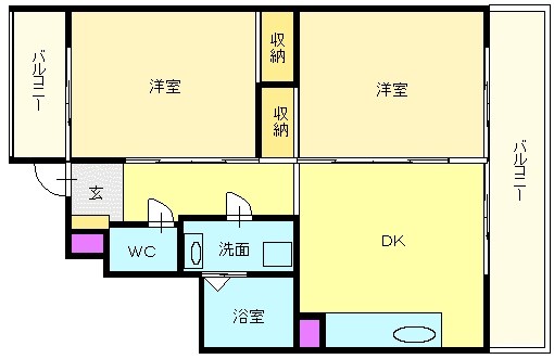メゾン・ル・ヒール 間取り図