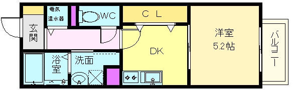 アインスフィア  間取り図