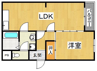 ロイヤルカーサⅠ番館  間取り