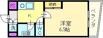 吉川美昌樹マンション 間取り図