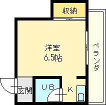 コーポ川内Ⅰ 間取り図