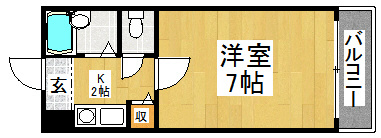 メゾンドTANAKA  間取り