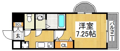 Luxeなかもず 間取り図