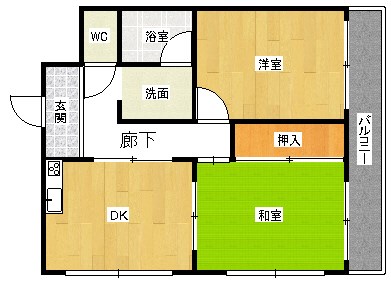 コートドミール 間取り図