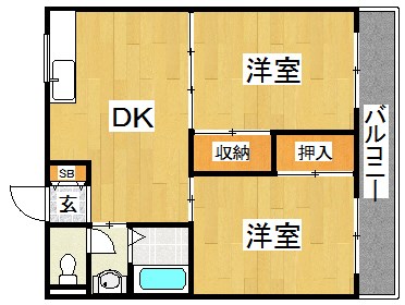 ベーネ 間取り図